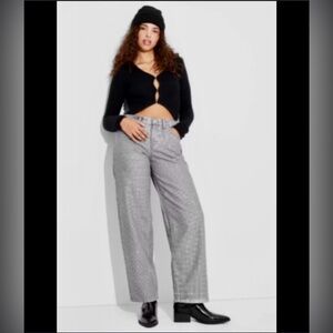 Wild Fable NWT Women's Gray Sparkly Painted Easy Rigid 90s Style Jeans Size 4